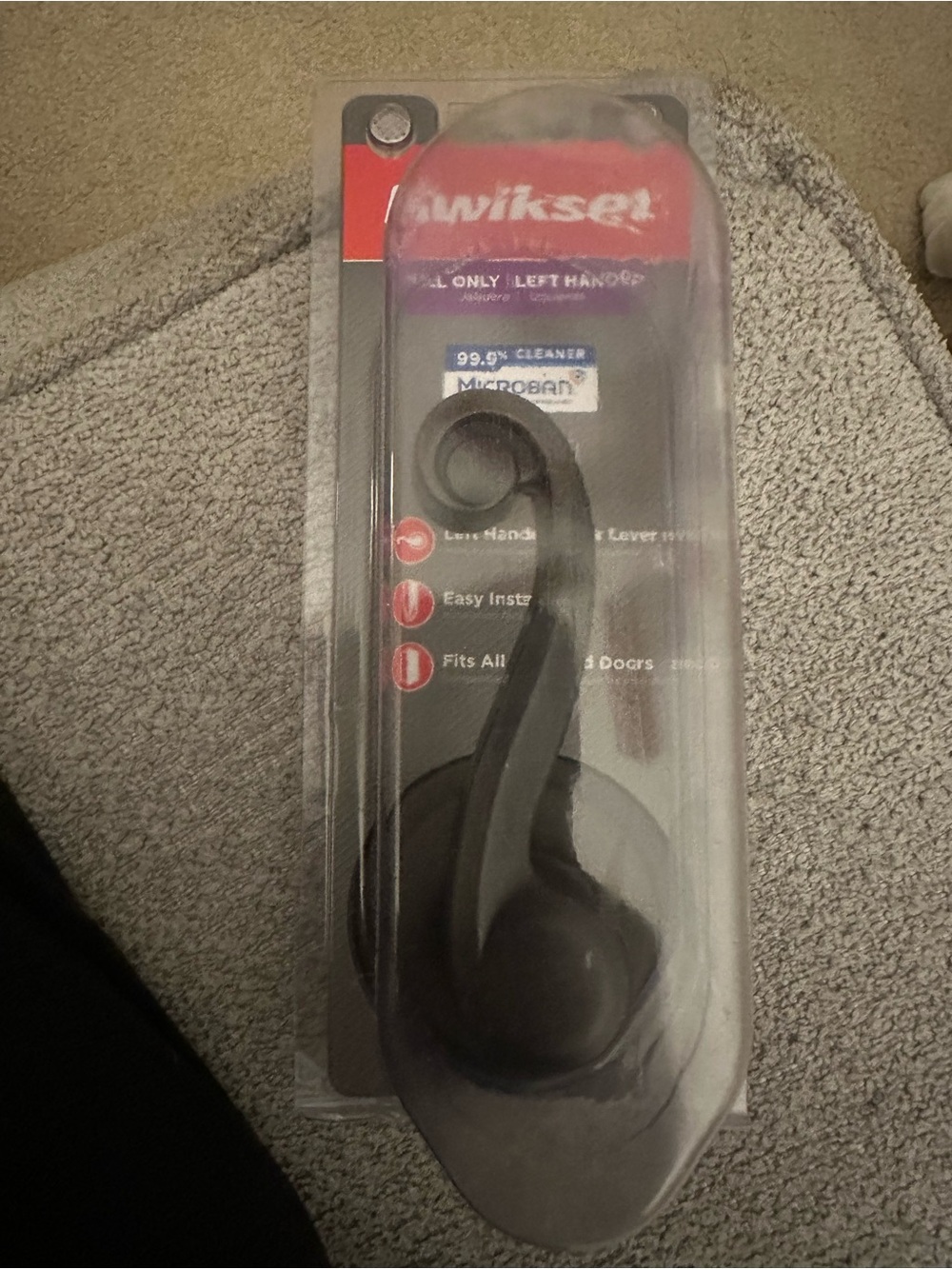 Brand NEW Kwikset Left-Handed Venetian Bronze Door Pull Only